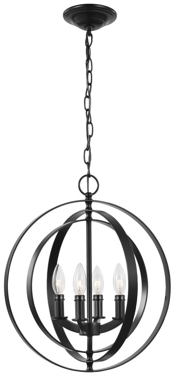 Image 5 Equinox Collection Four-Light Sphere Pendant more views