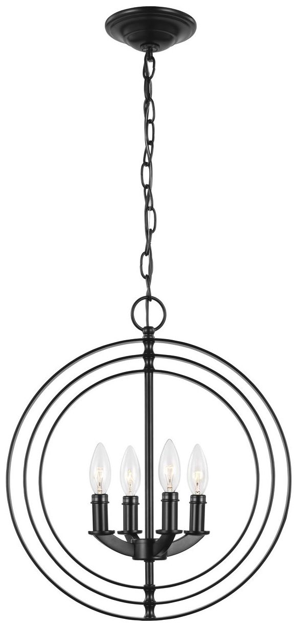 Image 7 Equinox Collection Four-Light Sphere Pendant more views