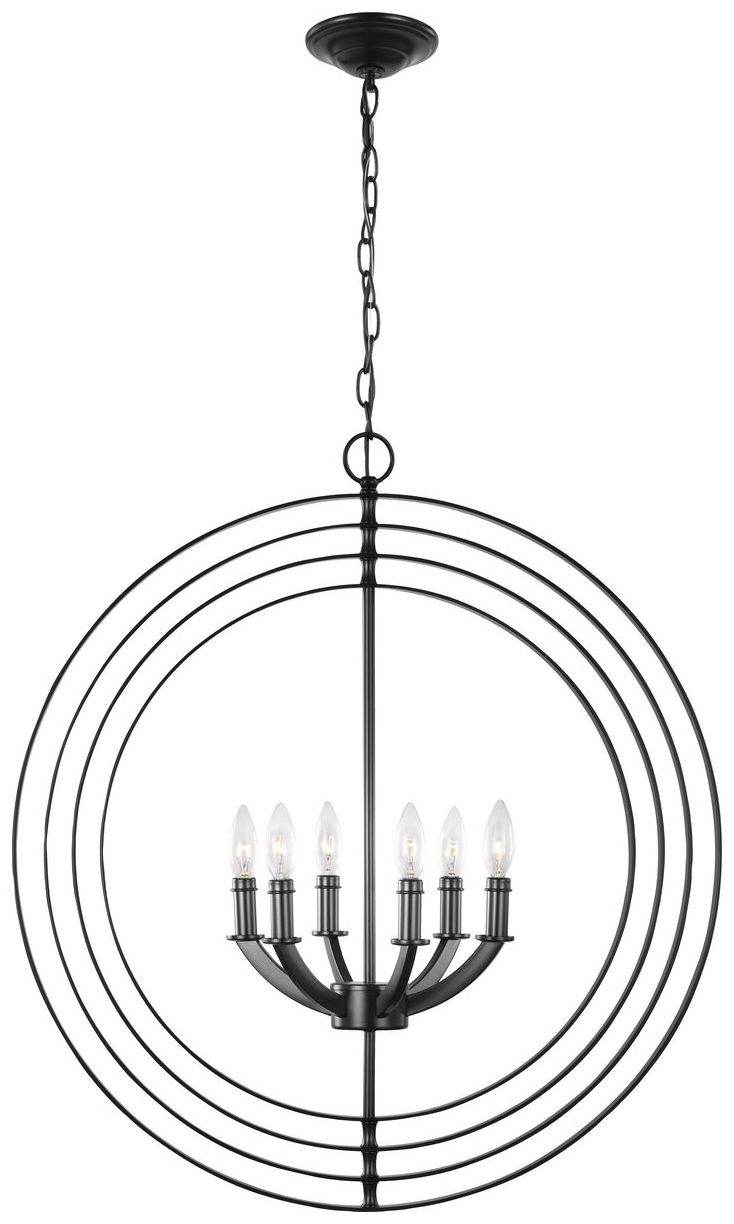 Equinox Collection Six-Light Sphere Pendant Light