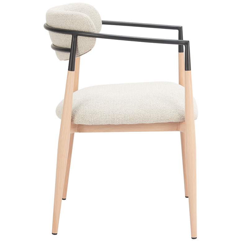 Image 3 Equinox Dining Chair (Set of 2) Oyster Gray & Natural more views