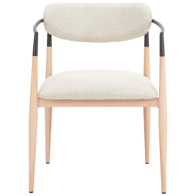 Image 4 Equinox Dining Chair (Set of 2) Oyster Gray & Natural more views