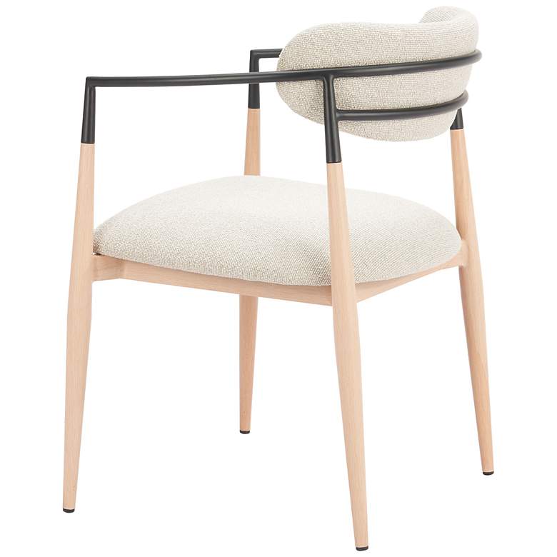 Image 6 Equinox Dining Chair (Set of 2) Oyster Gray & Natural more views