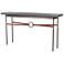 Equus 32.7" Dark Smoke Console Table With Grey Maple Wood Top