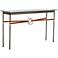 Equus 54" Wide Bronze with Chestnut Straps Console Table