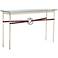 Equus 54" Wide Gold Brown Straps with Black Rings Console Table