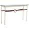 Equus 54" Wide Gold Brown Straps with Bronze Rings Console Table