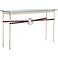 Equus 54" Wide Gold Brown Straps with Smoke Rings Console Table