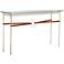 Equus 54" Wide Gold with Chestnut Straps Console Table