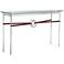 Equus 54" Wide Sterling Brown Straps Smoke Rings Console Table