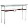 Equus 54" Wide Sterling Brown Straps with Iron Rings Console Table