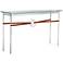 Equus 54" Wide Sterling Chestnut Straps with Rings Console Table