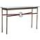 Equus 54"W Bronze Brown Straps w/ Black Rings Console Table