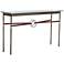 Equus 54"W Bronze Brown Straps w/ Smoke Rings Console Table