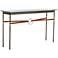 Equus 54"W Bronze Chestnut Strap Sterling Ring Console Table
