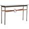 Equus 54"W Bronze Chestnut Straps Smoke Rings Console Table