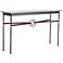 Equus 54"W Smoke Brown Straps with Black Rings Console Table