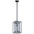 Era 1-Light 7.75" Wide Black Pendant Light