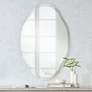 Erath 24" x 36" Oval Frameless Wall Mirror