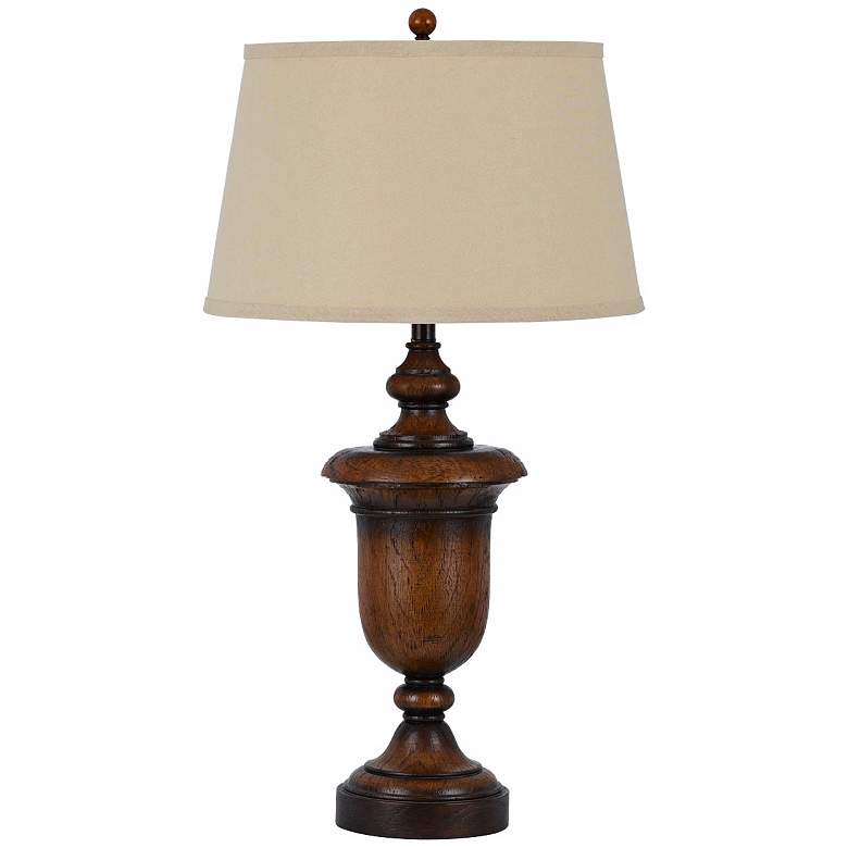 Image 1 Erderlin Faux Wood Table Lamp