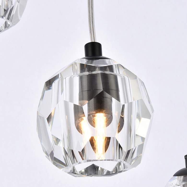 Image 5 Eren 11 3/4" Wide Black 5-Light Mini Pendant more views