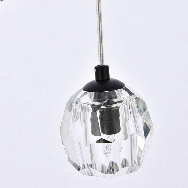 Image 6 Eren 11 3/4" Wide Black 5-Light Mini Pendant more views