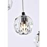 7_Eren 11 3/4" Wide Black 5-Light Mini Pendant more views