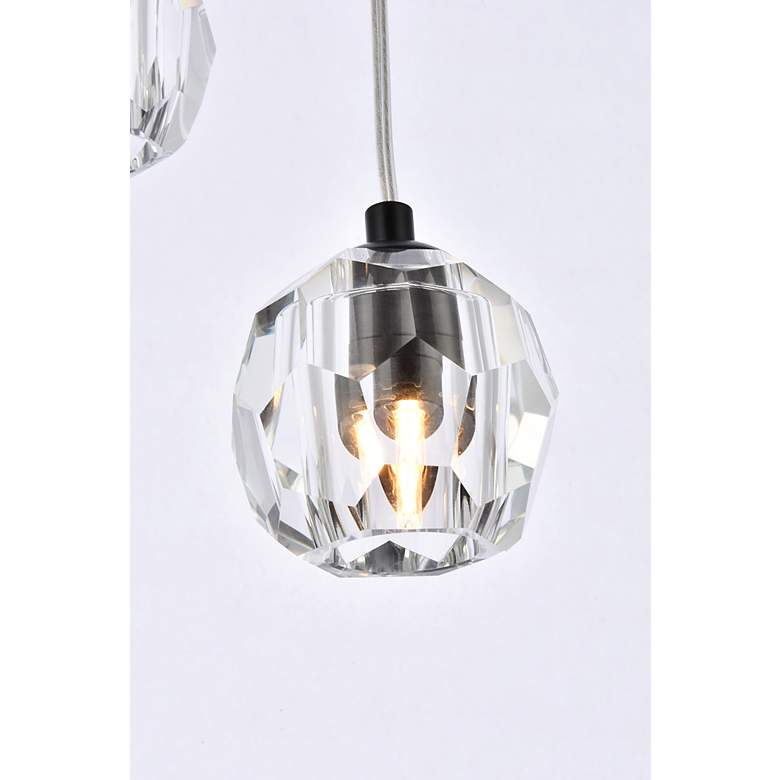 Image 6 Eren 11 3/4" Wide Black Multi-Light Mini Pendant more views