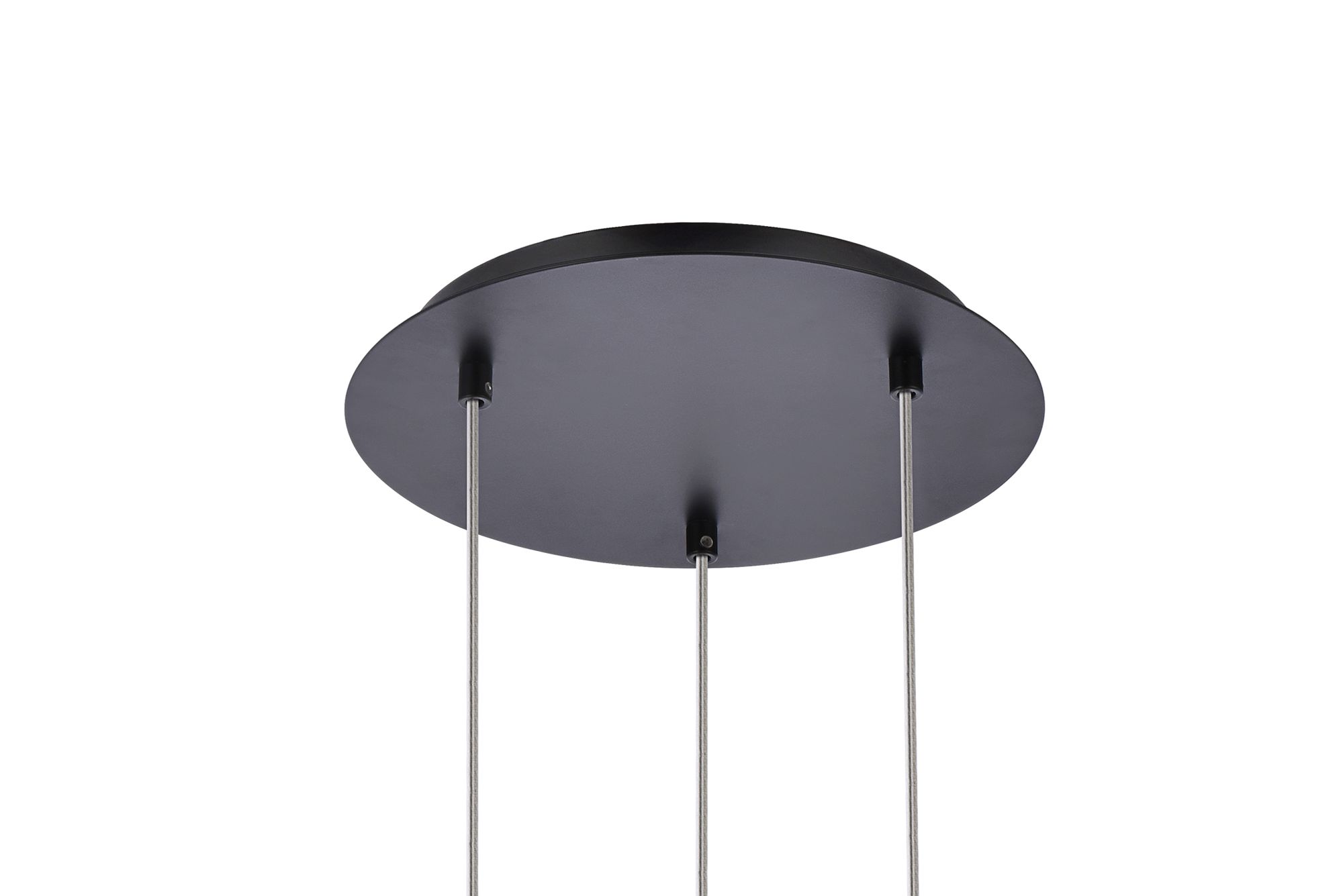 Eren 11 3/4" Wide Black Multi-Light Mini Pendant in scene