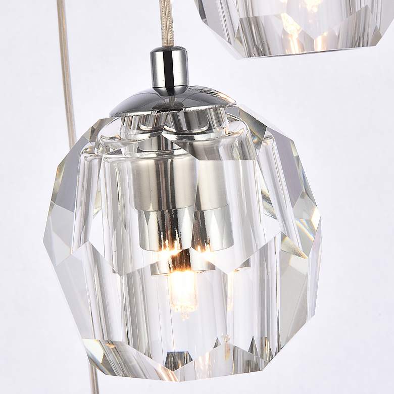 Image 4 Eren 11 3/4" Wide Chrome 5-Light Mini Pendant more views