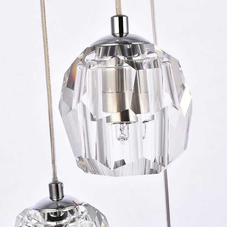 Image 6 Eren 11 3/4" Wide Chrome 5-Light Mini Pendant more views