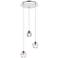 Eren 11 3/4" Wide Chrome Multi-Light Pendant
