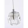 6_Eren 11 3/4" Wide Chrome Multi-Light Pendant more views