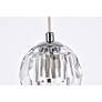 7_Eren 11 3/4" Wide Chrome Multi-Light Pendant more views