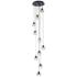 Eren 11" Wide Black Multi-Light Pendant