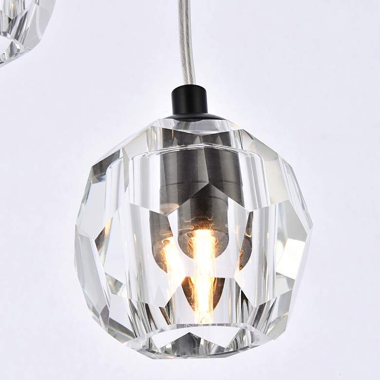 Image 5 Eren 11" Wide Black Multi-Light Pendant more views