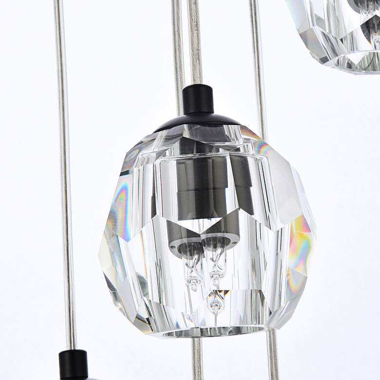 Image 6 Eren 11" Wide Black Multi-Light Pendant more views