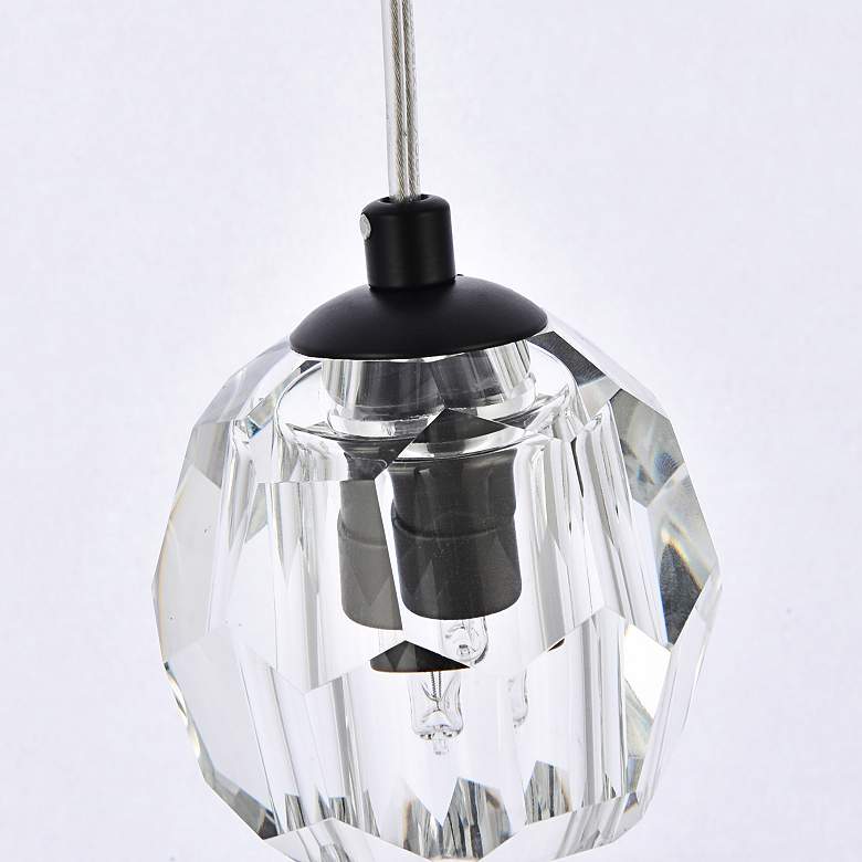 Image 7 Eren 11" Wide Black Multi-Light Pendant more views