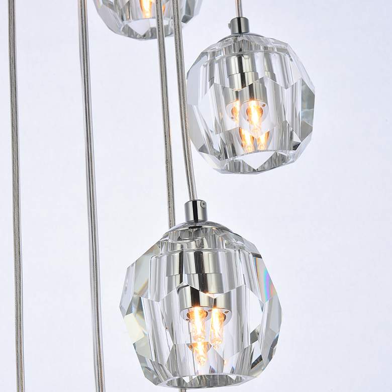 Image 5 Eren 11" Wide Chrome 10-Light Mini Pendant more views