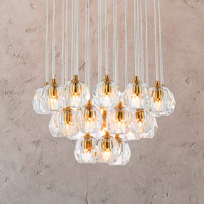 Image 1 Eren 18 1/2" Wide Gold Multi-Light Pendant