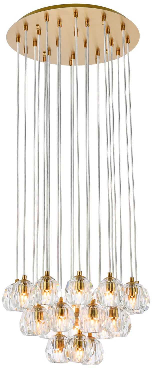 Eren 18 1/2" Wide Gold Multi-Light Pendant