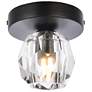 2_Eren 4 3/4" Wide Black Globe Ceiling Light
