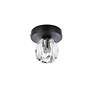 4_Eren 4 3/4" Wide Black Globe Ceiling Light more views