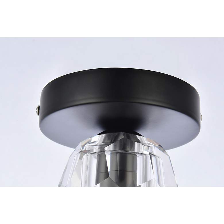 Image 4 Eren 4 3/4" Wide Black Globe Ceiling Light more views