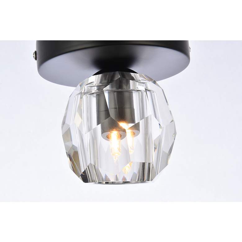 Image 5 Eren 4 3/4" Wide Black Globe Ceiling Light more views