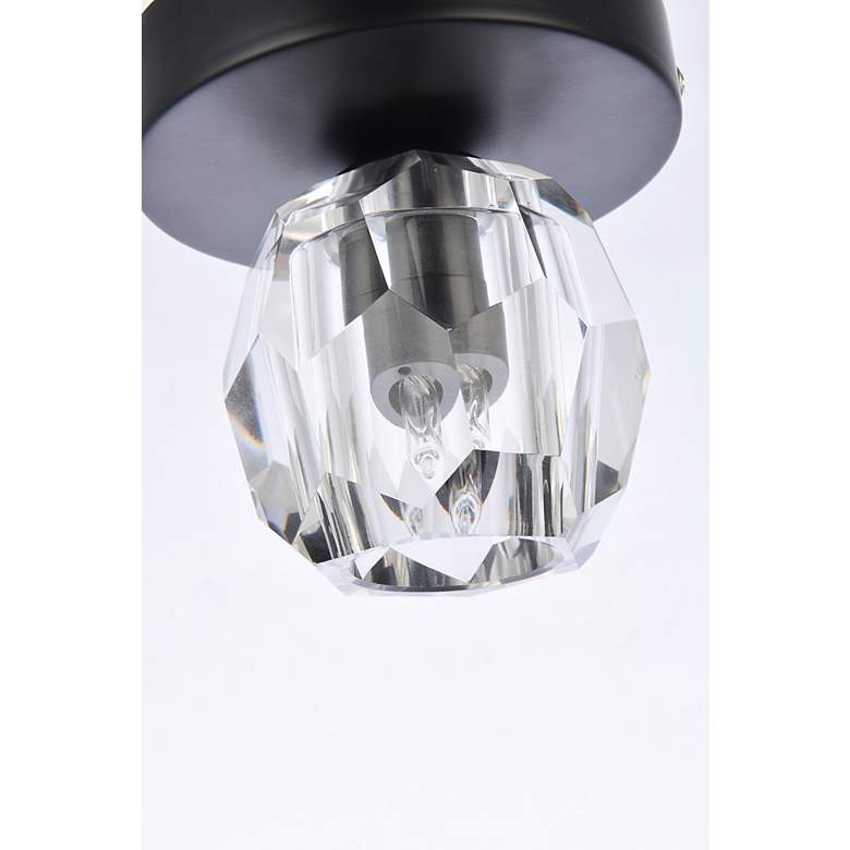 Image 6 Eren 4 3/4" Wide Black Globe Ceiling Light more views
