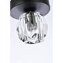 7_Eren 4 3/4" Wide Black Globe Ceiling Light more views