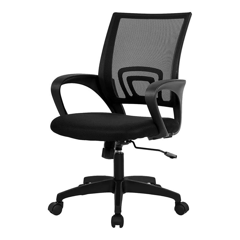 Image 3 Ergo Black Ergonomic Swivel Adjustable Office Chair more views