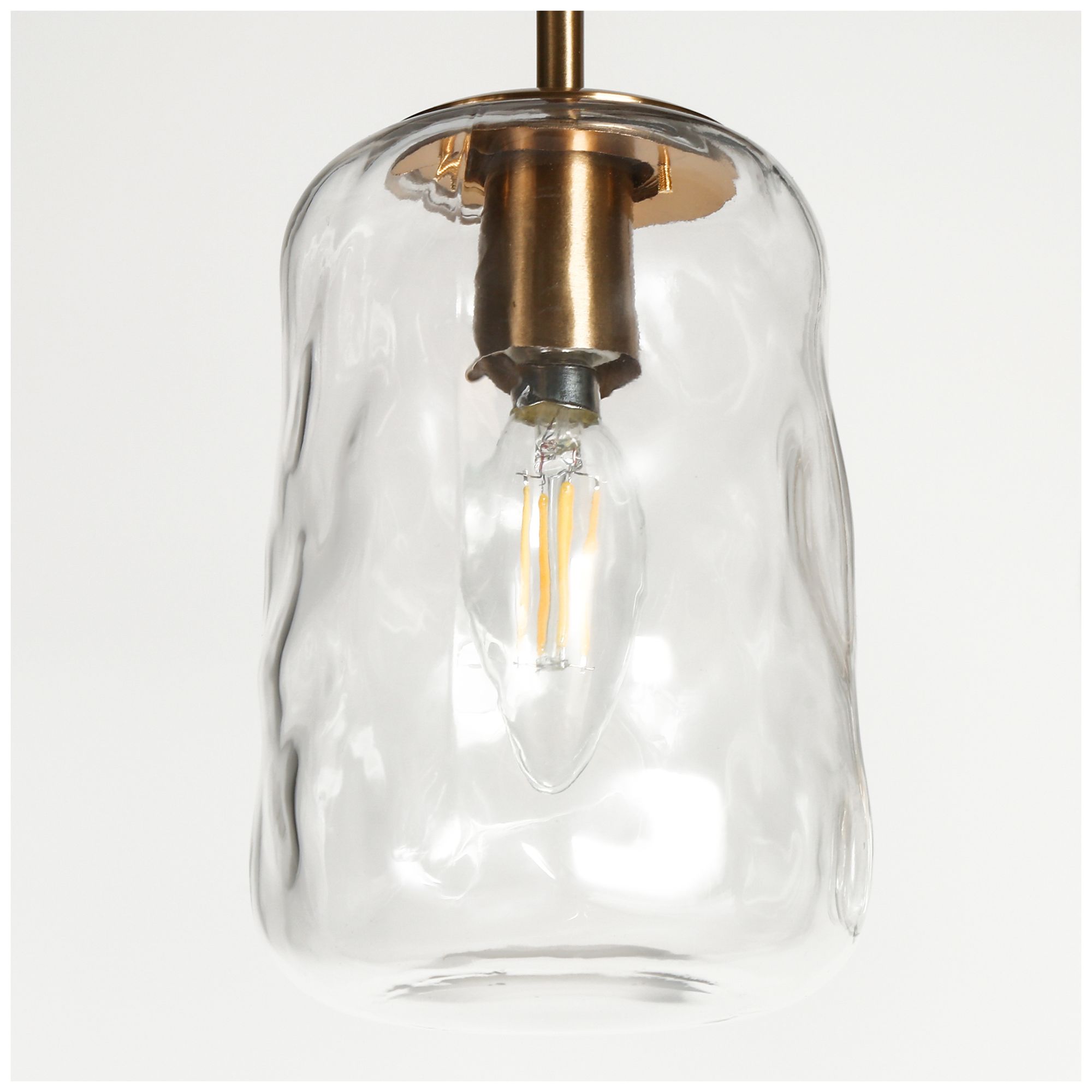 Image 3 Erharting 5-Light Glass Island Chandelier more views