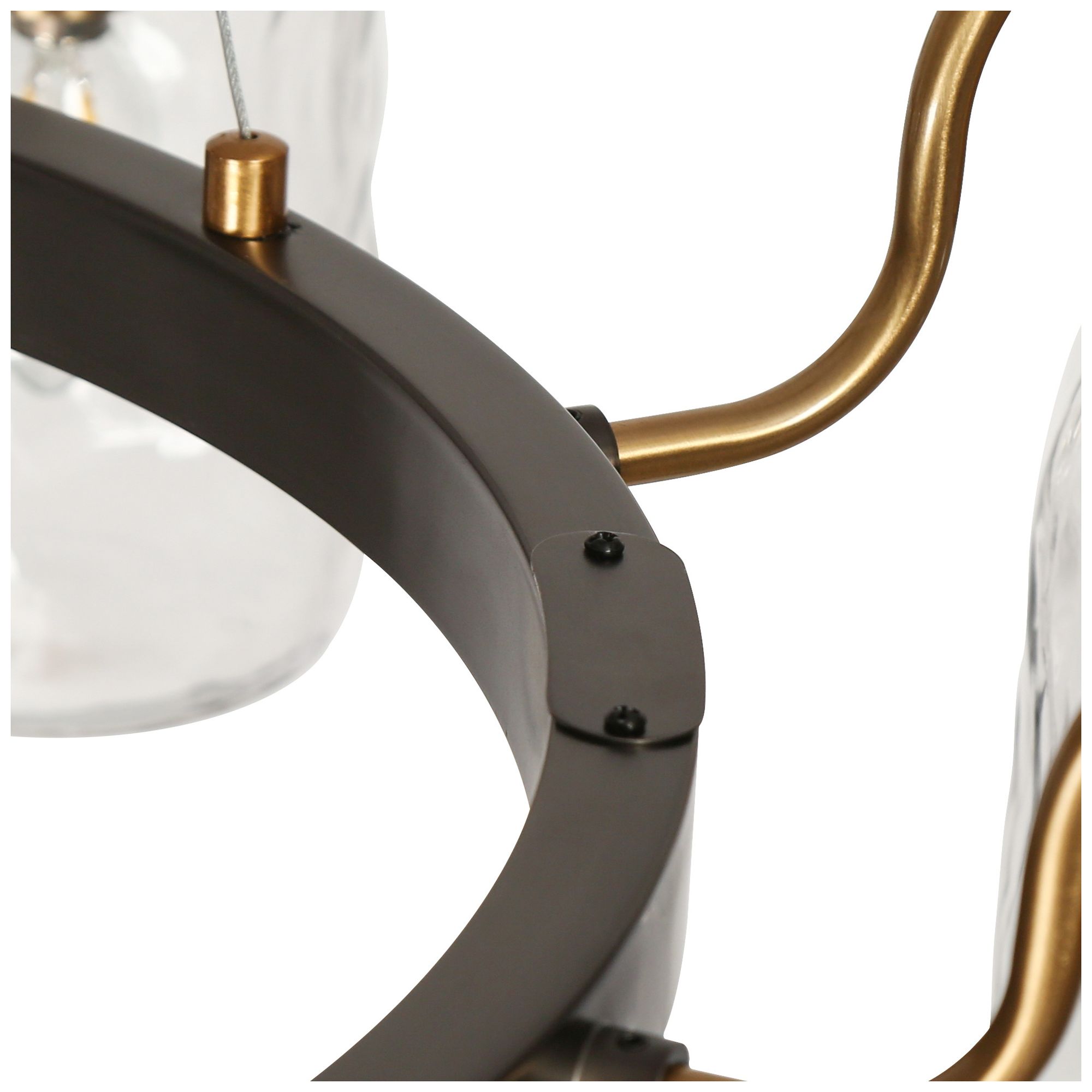 Image 2 Erharting 8-Light Glass Chandelier more views