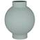 Erica 11" High Matte Green Ceramic Decorative Vase